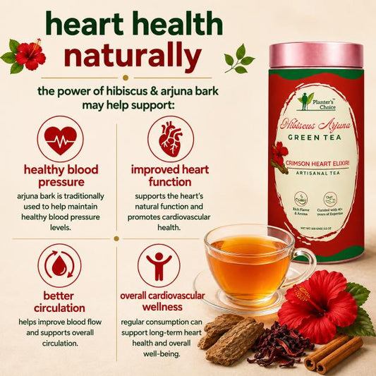 Hibiscus Arjuna Green Tea