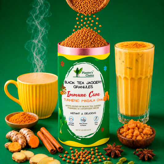 Turmeric Masala Instant Jaggery Granules