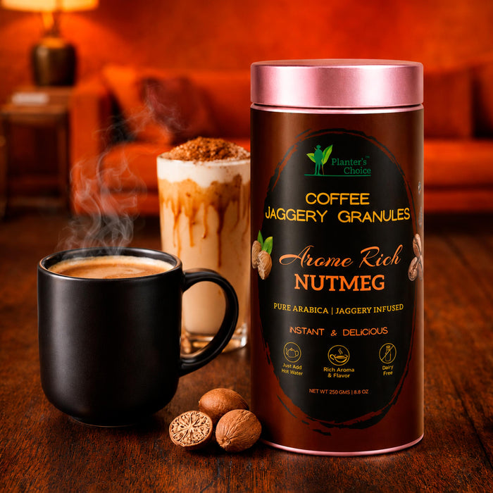 Nutmeg Coffee Instant Jaggery Granules