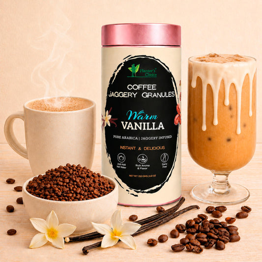 Vanilla Coffee Instant Jaggery Granules