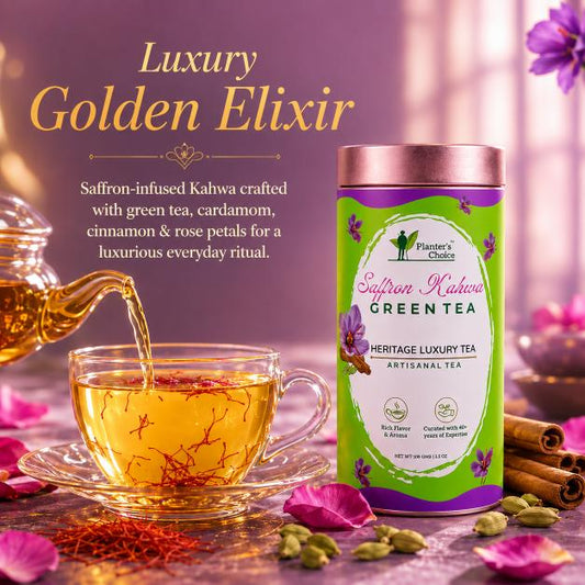 Saffron Kahwa Green Tea