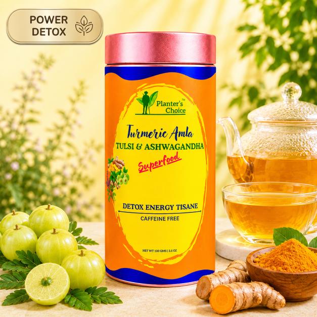 Turmeric Amla Tulsi Ashwagandha Superfood Infusion