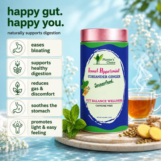 Fennel Peppermint Coriander Ginger Superfood Tisane