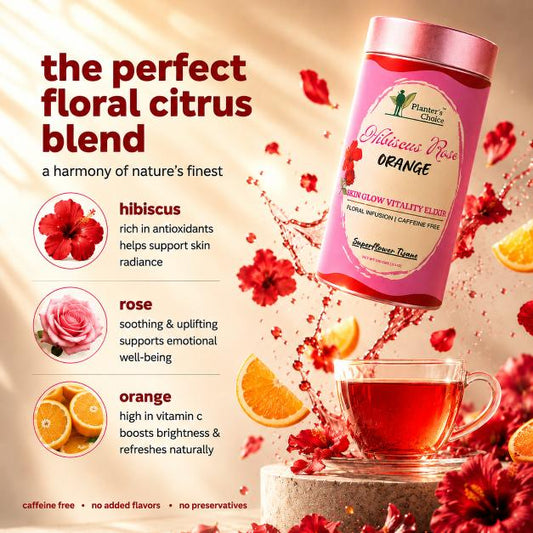 Hibiscus Rose Orange Superflower Tisane