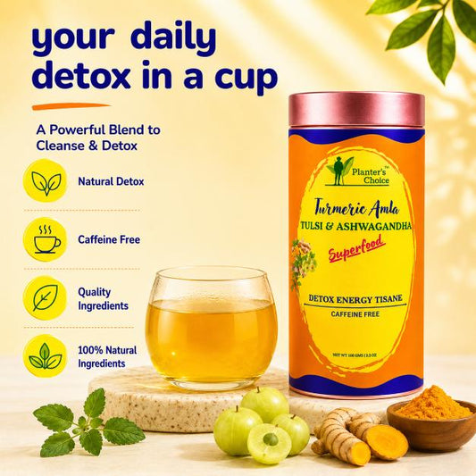 Turmeric Amla Tulsi Ashwagandha Superfood Infusion