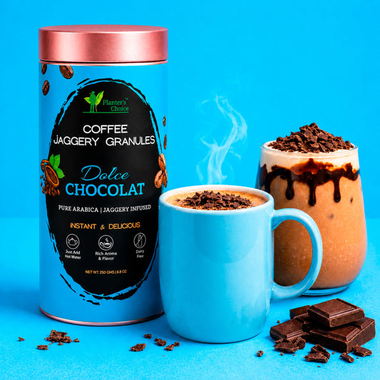 Chocolate Coffee Instant Jaggery Granules