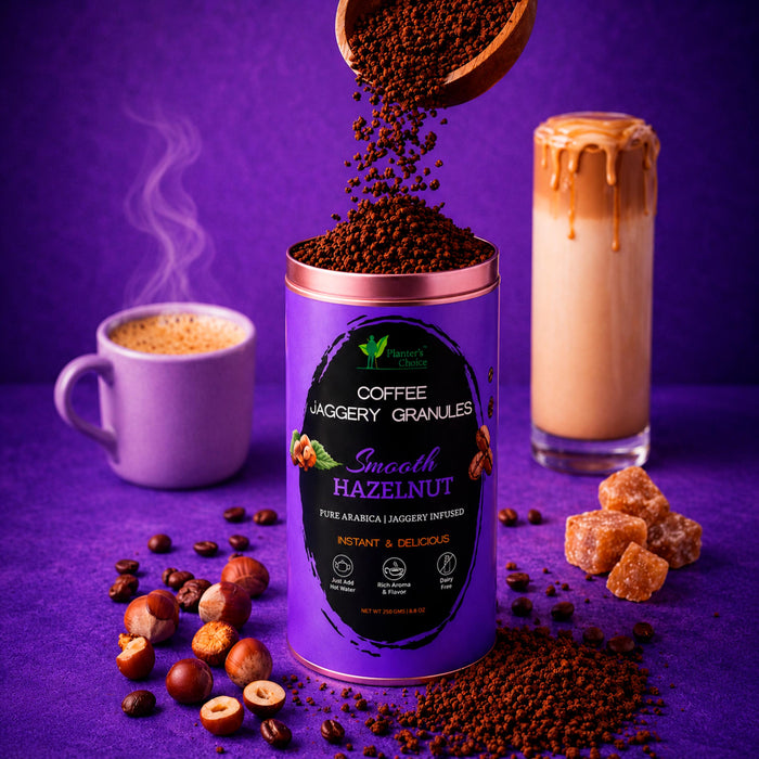 Hazelnut Coffee Instant Jaggery Granules
