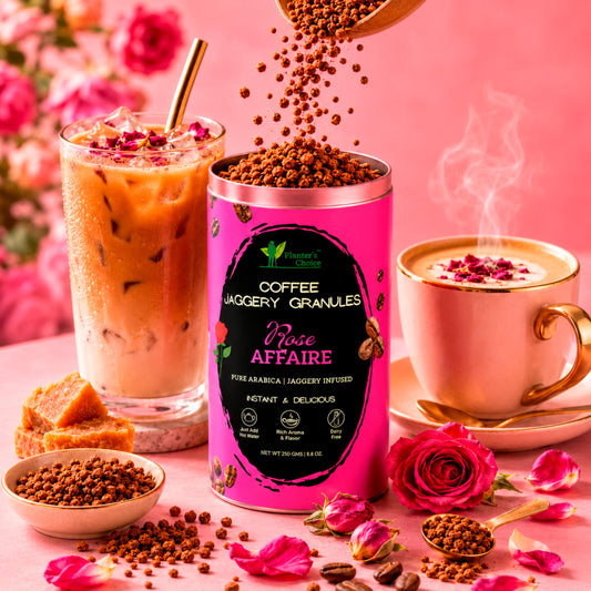 Rose Coffee Instant Jaggery Granules